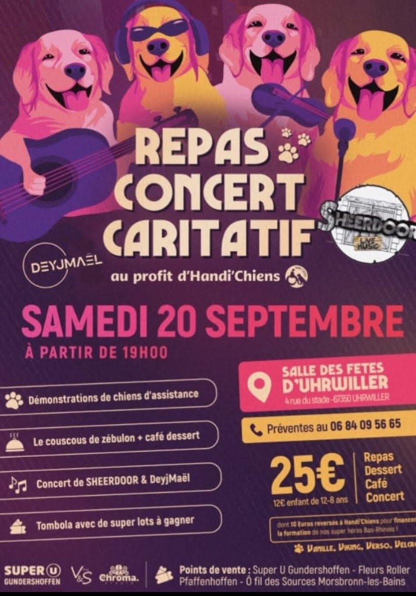 Repas concert caritatif 